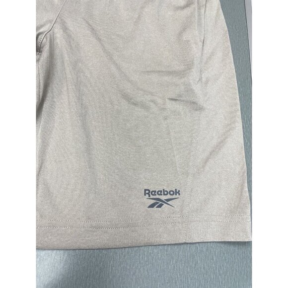 Reebok Fireball Training Shorts Silver Cloud Heather Slim 9'' Men's Athletic S - Picture 10 of 10
